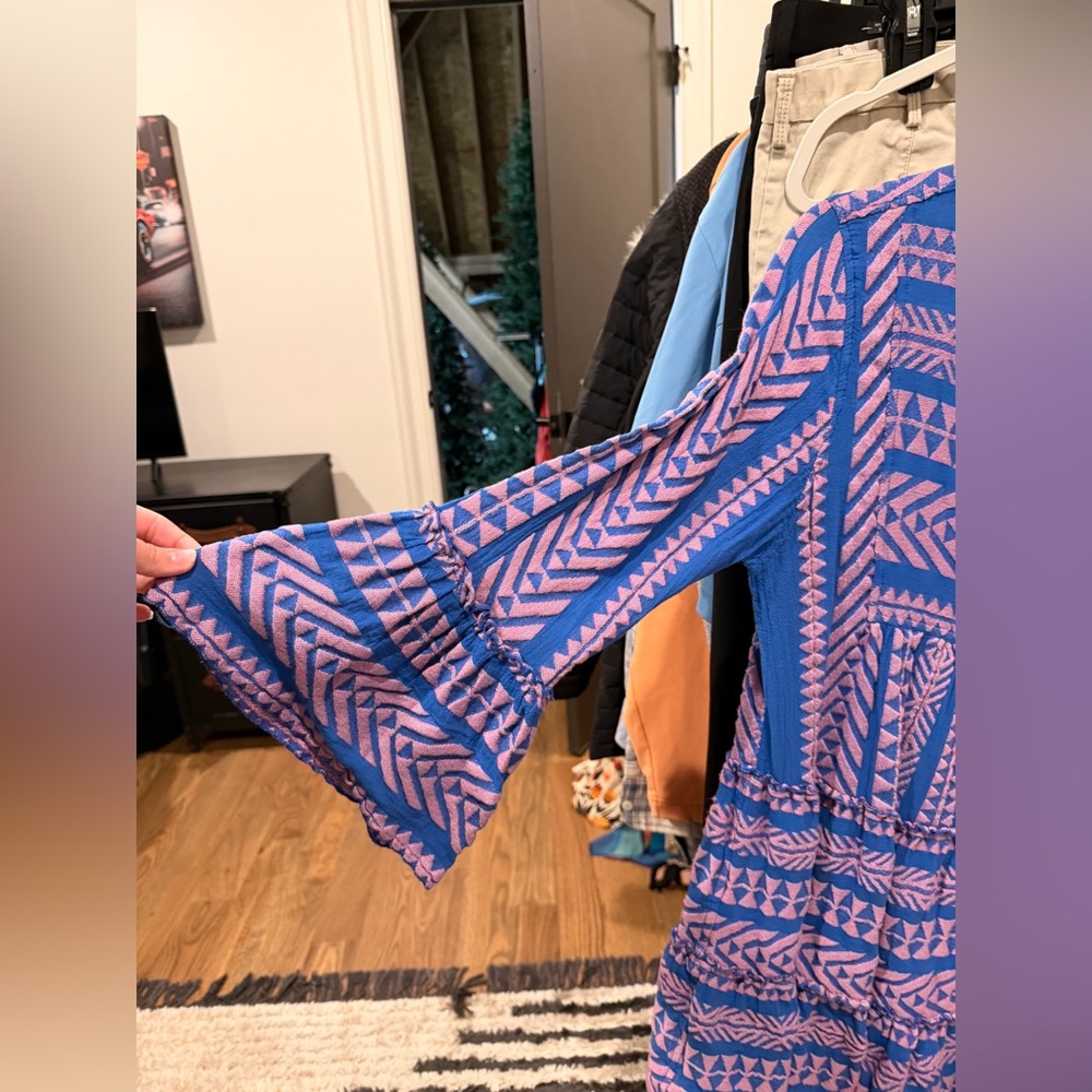 DEVOTION twins - women’s pink and blue dress - Picture 2 of 6